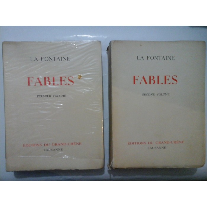Fables; ( numerotat exemplar 587 ); ( 2 vol ) - La fontaine